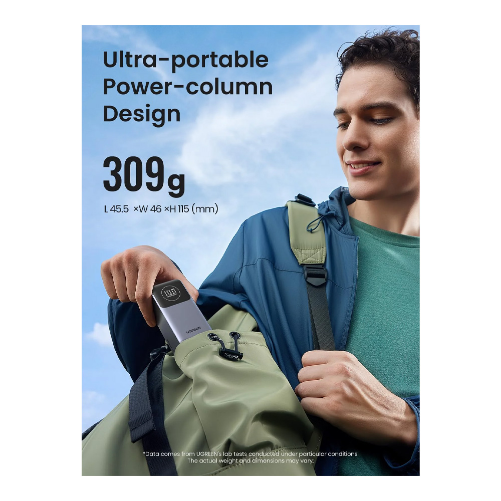 Acumulator extern Ugreen 12 Flight Approved 12000mAh 100W Grey (35526B) photo 9